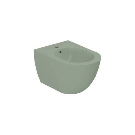 Azzurra Comoda Биде подвесное с 1 отв. под смеситель 51,5х36 см, с крепежом, цвет: Verde natura