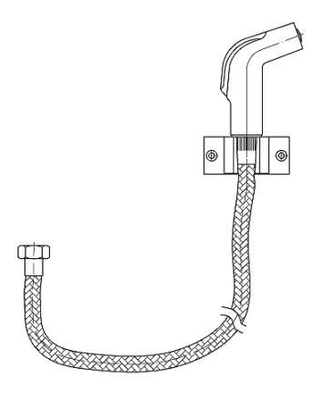 Гигиенический душ GPD STS01 хром