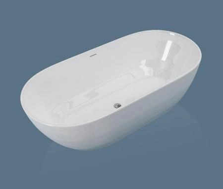 Ванна AquaStone Бали 180х80 литьевой мрамор с переливом