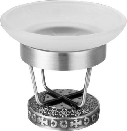 Держатель мыльницы настольный Zorg Antic (AZR 23 SL) серебро