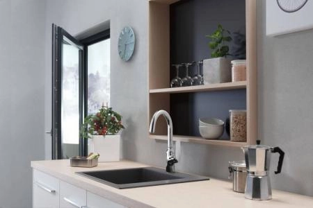 Hansgrohe Focus M42 71802000 Смеситель для кухни 223 мм, излив, хром