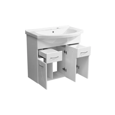 Тумба под умывальник Stella Polar Фантазия 80, 2 ящ., Эльбрус 80