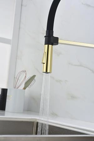 Смеситель для кухни Paulmark Halt золото Ha214021-G