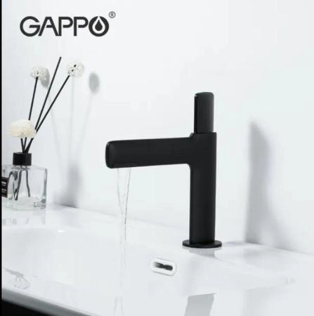 Смеситель Gappo G1052-86  для раковины чёрный