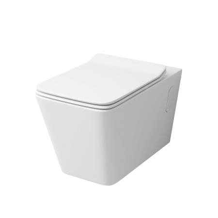 Унитаз Grossman GR-4414S (600*355*410) подвесной безободковый с тонкой крышкой