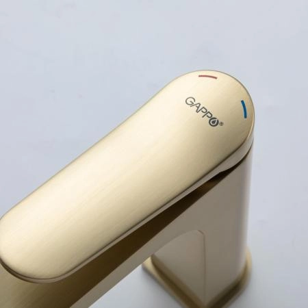 Смеситель GAPPO G1010-3 для раковины, золотой сатин