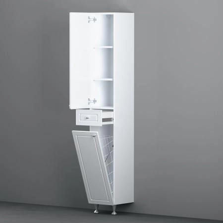 Шкаф-колонна напольный RedBlu by Damixa Palace One M41CSR0303WG белый глянцевый