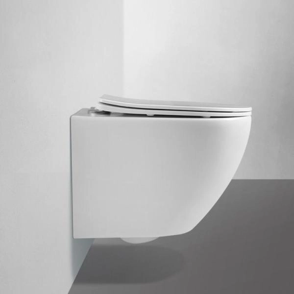 Унитаз ABBER BEQUEM AC1100 подвесной белый, безободковый