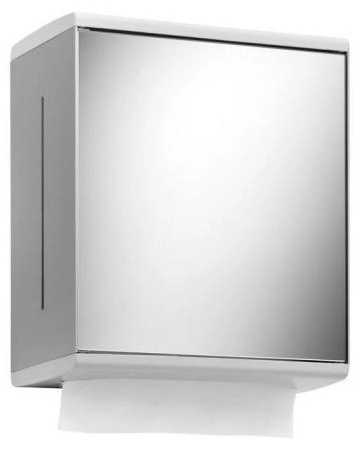 Дозатор бумажных полотенец KEUCO MOLL 12785010200 алюминий серебристый анодированный белый