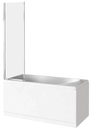 Шторка для ванны GOOD DOOR SCREEN FO-80-C-CH 6 мм 80 прозрачное