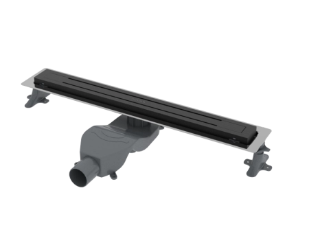 Душевой лоток Boheme Premium Trendy 80см, нерж.сталь ЧЕРНЫЙ 983-80-B