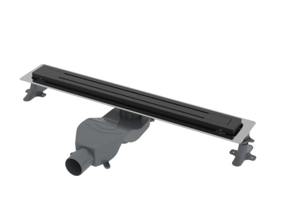 Душевой лоток Boheme Premium Trendy 80см, нерж.сталь ЧЕРНЫЙ 983-80-B