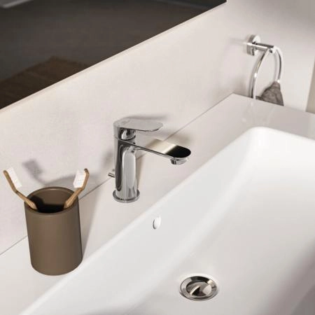 Ideal Standard Ceralife O Смеситель для раковины H10см., на 1 отв., с донным клапаном, цвет: хром