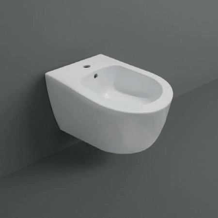Simas Trevi Биде подвесное 56.5х37.5 см, с 1 отв., цвет: белый матовый