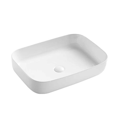 Раковина Vincea VBS-304, 600*420*140, накладная, цвет белый фарфор