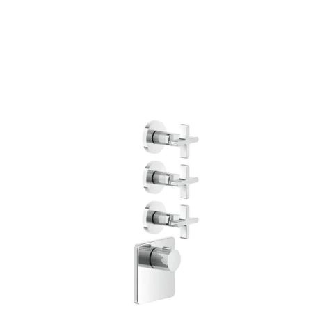 Gessi Inciso Смеситель для душа, встраиваемый, термостатический, внешняя часть, цвет: хром