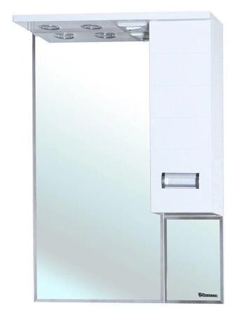 Зеркало-шкаф Bellezza Сиена 70 R с подсветкой белый