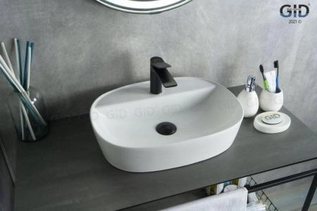 Раковина Gid N9045 50x38 на столешницу белая
