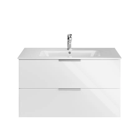 Тумба Kerama Marazzi PIANO FORTE ПИАНО ФОРТЕ PI.F.95\WHT подвесная 95 см, 2 ящика, белый глянцевый