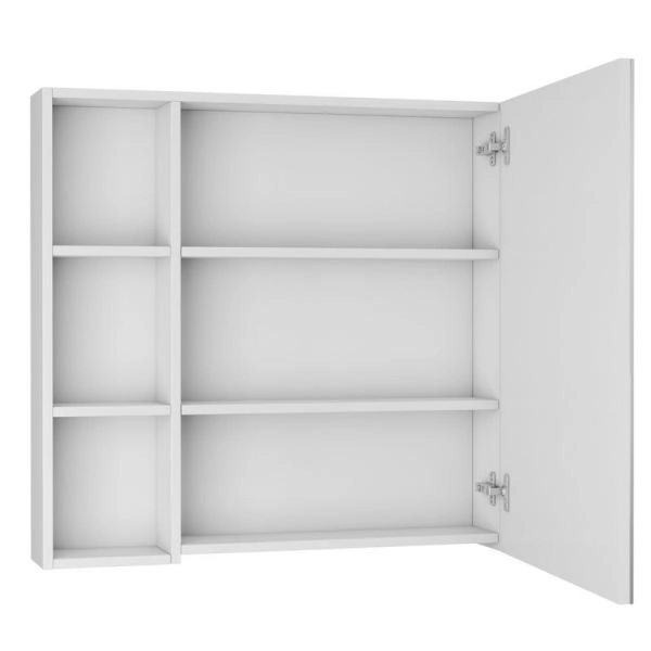 Зеркало-шкаф UNCORIA Арно 80, белое