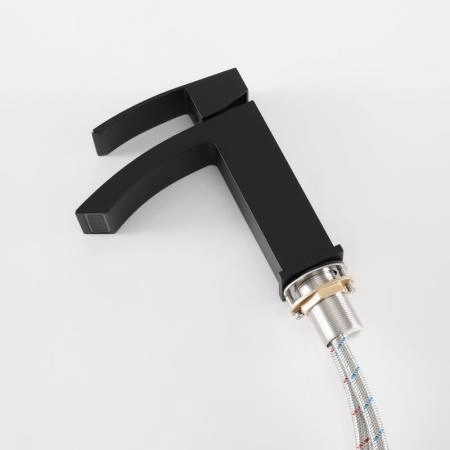 Смеситель Gid Victoria L120-BM-K для раковины Черный матовый