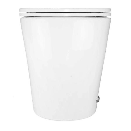 Унитаз импульсный Azario AZ-102 полукруглый 360х570х450 напольный, быстросъемное сиденье микролифт