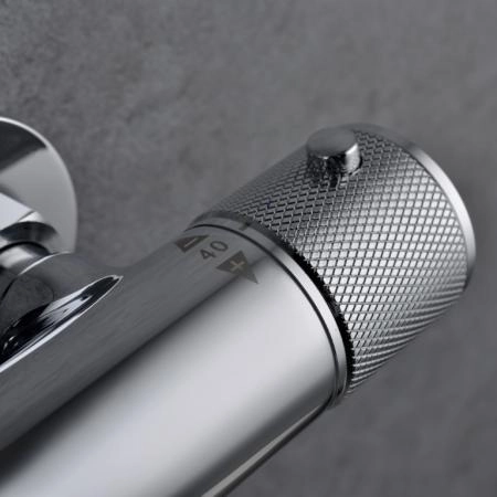 Стойка для душа Boheme c термостатом UNO Chrome 468-T-CR