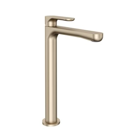 Смеситель для раковины Kerama Marazzi OLE ОЛЕ 69416KM.M0.071 однорычажный высокий без донного клапана, золотой атласный
