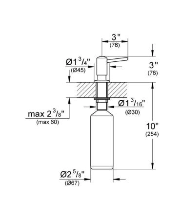 Дозатор жидкого мыла Grohe Contemporary 40536000