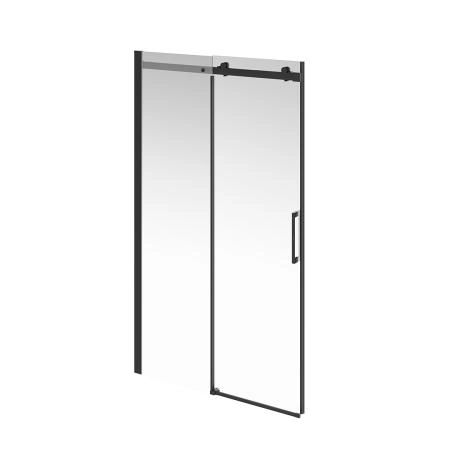 Душевая дверь Kerama Marazzi CRISTALLO КРИСТАЛЛО CT.120.SD.BLK.M раздвижные с функцией плавного открывания и закрывания, 120х210, матовый черный