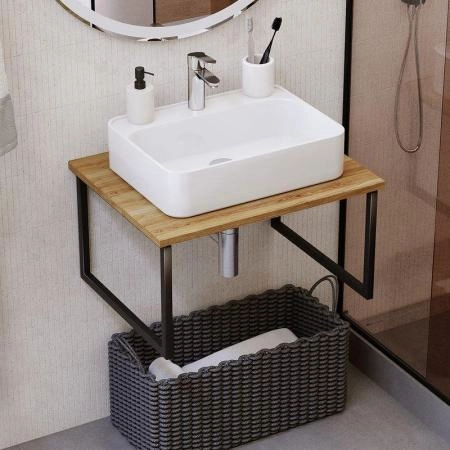 Столешница ASB-Woodline Оливия массив 600*470*20