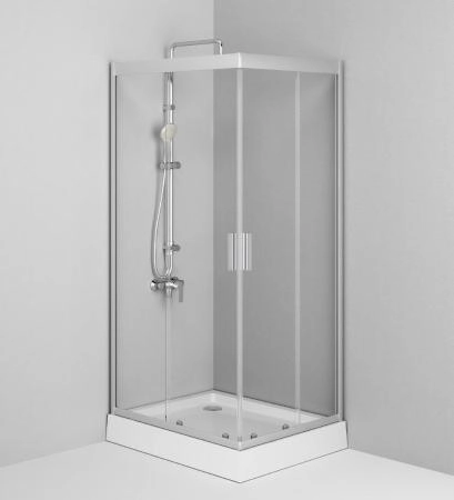 Душевой уголок AM.PM Gem W90G-404-100280-MT прозрачный