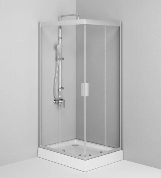 Душевой уголок AM.PM Gem W90G-404-100280-MT прозрачный