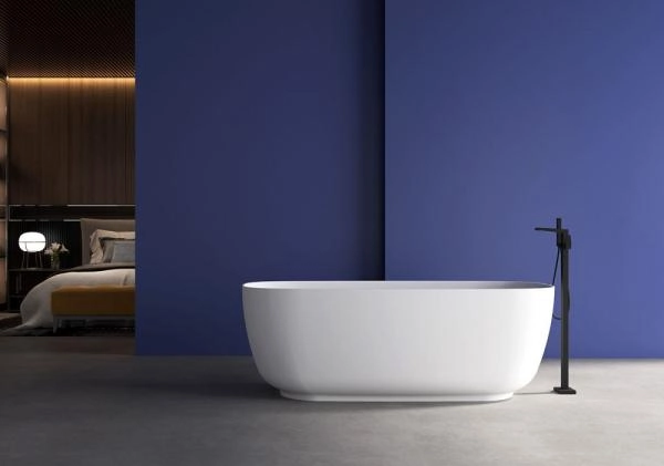 Акриловая ванна ABBER AB9260 отдельностоящая цвет белый