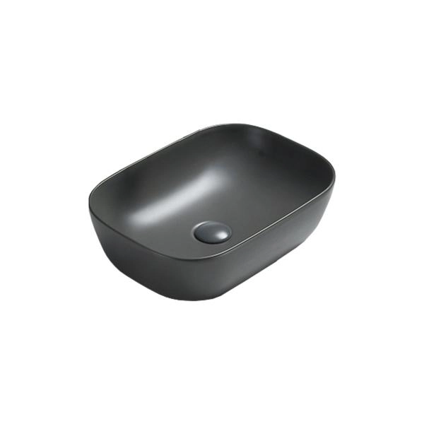 Раковина Vincea VBS-102MA, 455*325*135, накладная, цвет антрацит матовый фарфор
