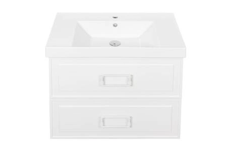 Тумба под раковину LA FENICE Cubo Bianco TWIN белый 80 FNC-01-CUB-B-80-2 белый матовый