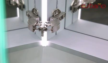 Зеркальный шкаф ESBANO ES-5012 LED подсветка сенсор, с розеткой 1200x700X150