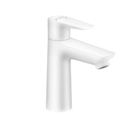 Смеситель Hansgrohe 71712700 для раковины Talis E 104 мм, гладкий матовый белый