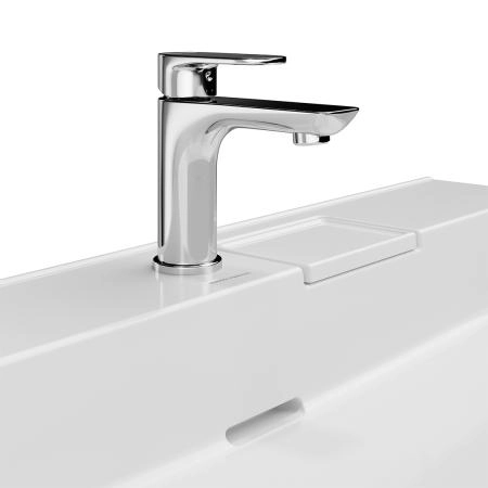 Раковина Kerama Marazzi LOGICA ЛОДЖИКА LO.wb.60.1 мебельная с одним отверстием 60, белая глянцевая
