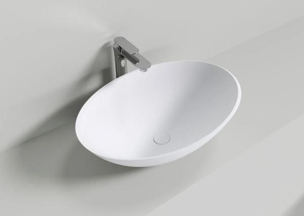 Раковина NT BAGNO NT401 MILANO 600x400 искусственный камень белый матовый