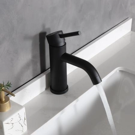 Смеситель Gid Inga SS096-BM-K для раковины Черный матовый