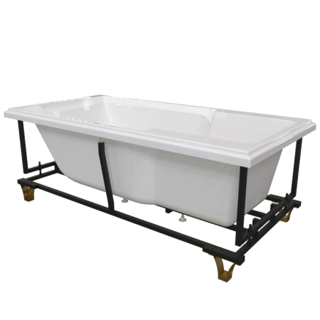 Ванна "РУСИЛЬОН" (чаша, рама-подставка на декоративных ножках, комплект панелей, подголовник, исполнение золото)