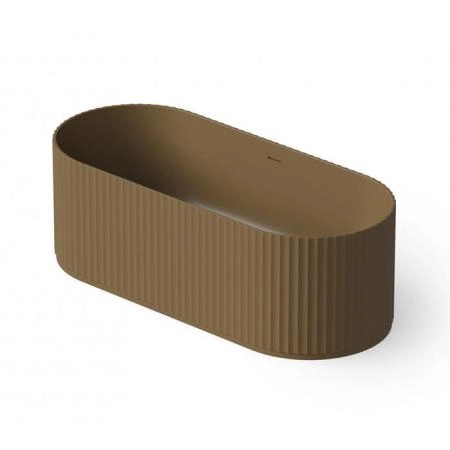 Dea Design Stripes Ванна 170x72x56см., отдельностоящая, Solid Surface, цвет: dark camel