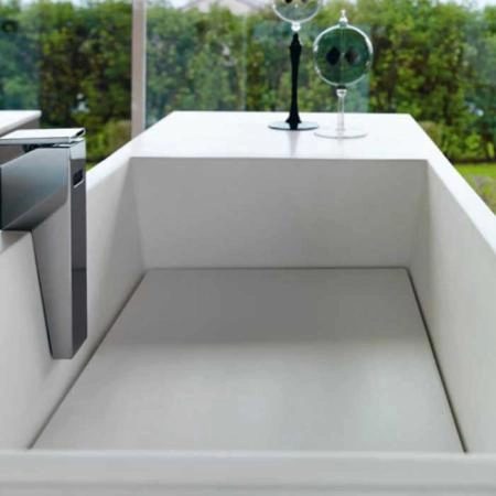 NOORTH milldue edition TOUCH Комплект мебели 100х40х88см, напольный, 3 ящика, слив в пол, раковина Milltek, смеситель H2O, цвет: Argilla матовый