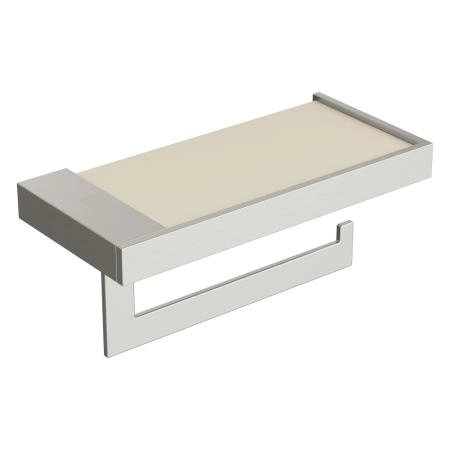 Держатель для туалетной бумаги Boheme c крышкой Qubic Nickel Brush 10721-NB
