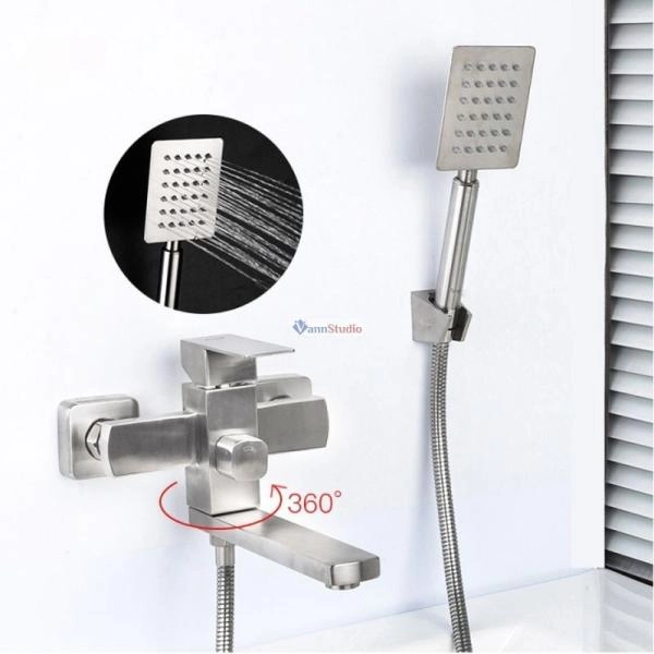 Смеситель для ванны Frap F32802 сатин