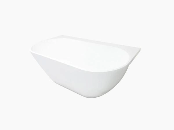 Ванна AquaStone Бали пристенная 159x80 литьевой мрамор