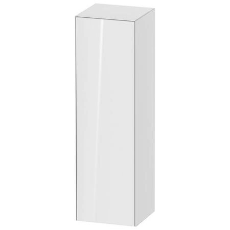 Duravit White Tulip Шкаф подвесной 40x36х132см., 1 дверца, 3 стекл. полки с алюм., петли справа, цвет: белый высокоглянцевый