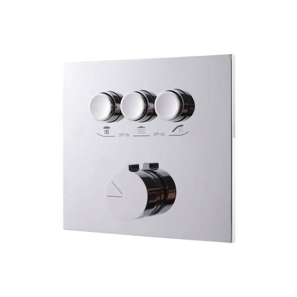 Встраиваемый смеситель Vincea для душа VSCV-431CH трехфункциональный, хром