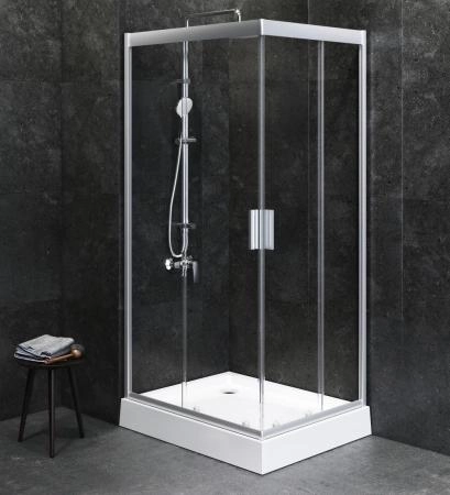 Душевой уголок AM.PM Gem W90G-404-100280-MT прозрачный
